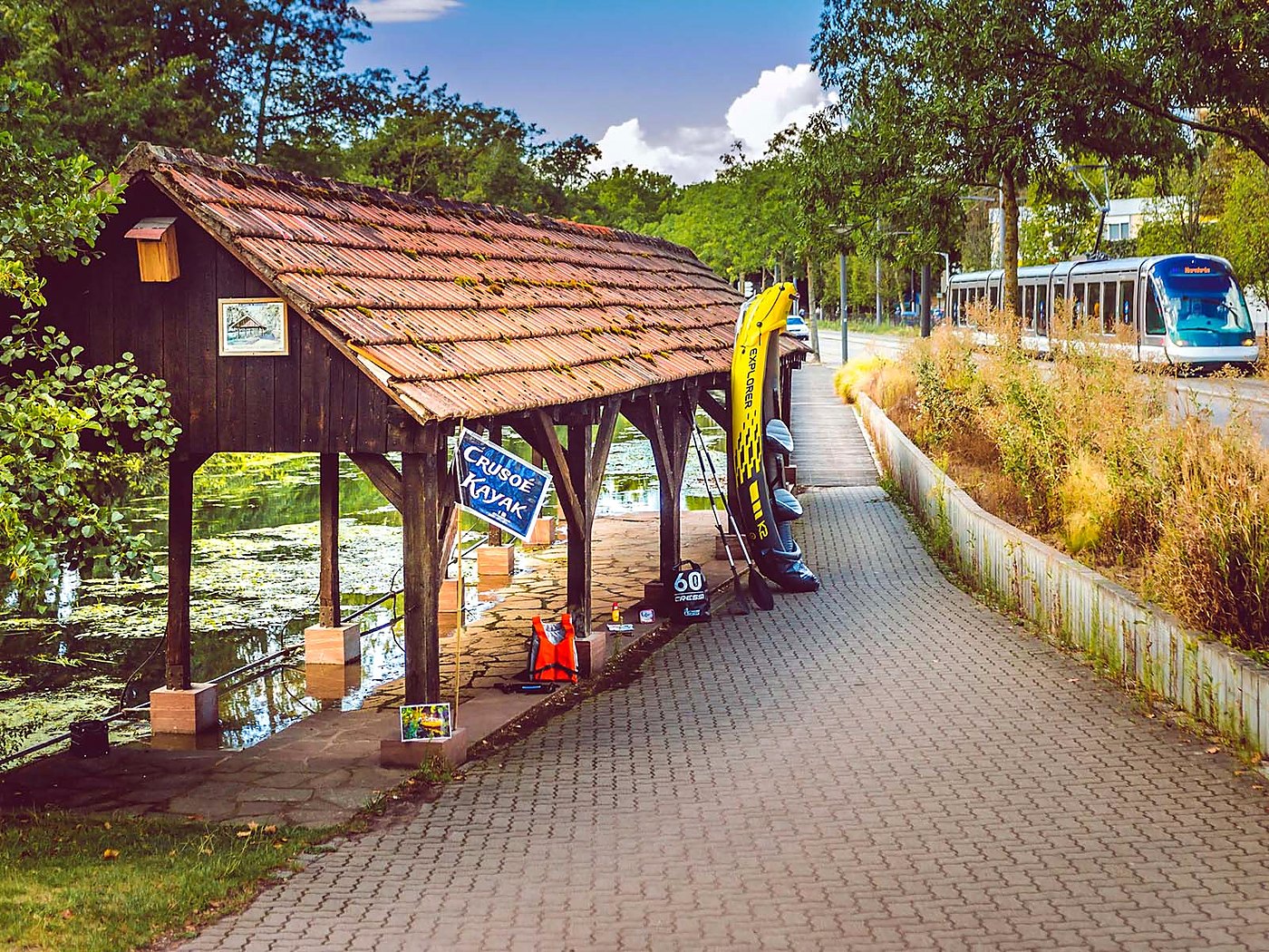 Le lavoir de Schiltigheim au bord de l’Aar